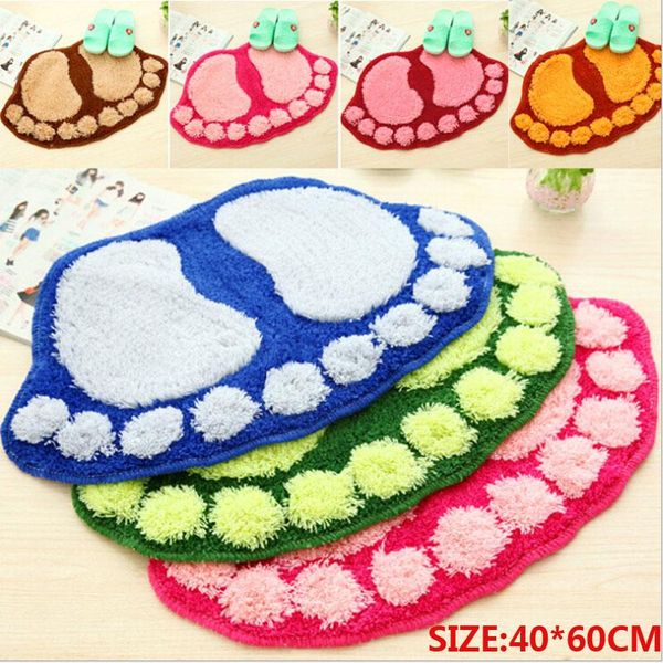 bath mats 1pcs cute footprints big feet bathroom nonslip carpet flocking water absorption door mat pad rug household floor
bath mats 1pcs cute footprints big feet bathroom nonslip carpet flocking water absorption door mat pad rug household floor