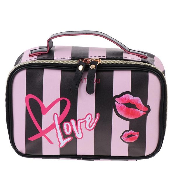 storage boxes & bins 1pc striped fashion ladies pu portable cosmetic bag for outdoor travel
storage boxes & bins 1pc striped fashion ladies pu portable cosmetic bag for outdoor travel