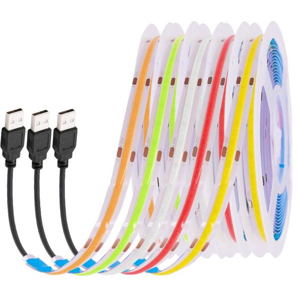 strips usb power cob led strip light dc5v 320leds ribbon flexible fob tape high density linear rope backlight for home decor
strips usb power cob led strip light dc5v 320leds ribbon flexible fob tape high density linear rope backlight for home decor