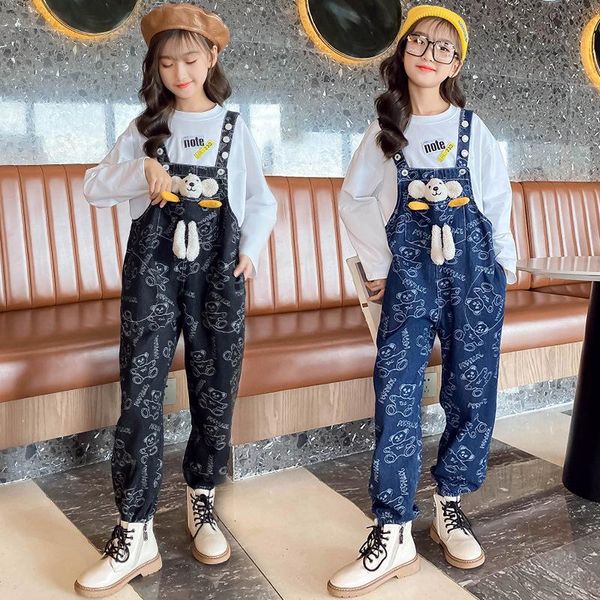 clothing sets girls net celebrity denim overalls set 2021 spring and autumn children's western style cartoon two-piece trend, White
clothing sets girls net celebrity denim overalls set 2021 spring and autumn children's western style cartoon two-piece trend, White