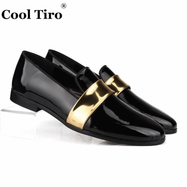 dress shoes cool tiro black patent leather mens loafers with gold belt slippers moccasins men's wedding party flats casual
dress shoes cool tiro black patent leather mens loafers with gold belt slippers moccasins men's wedding party flats casual