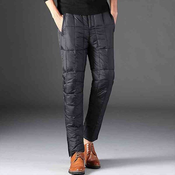 winter mens pants white duck down warm trousers thick causal slim pant waterproof cold-resistant trouser, Black
winter mens pants white duck down warm trousers thick causal slim pant waterproof cold-resistant trouser, Black
