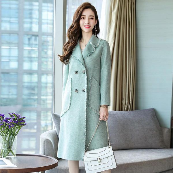 new autumn and winter clothes light luxury, personality, woolen edge trend, double row button woolen coat temperament, women's, Black
new autumn and winter clothes light luxury, personality, woolen edge trend, double row button woolen coat temperament, women's, Black