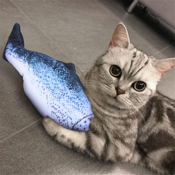 cat toys electric moving fish toy for realistic plush interactive chew bite usb charger kitty kitten flop wagg
cat toys electric moving fish toy for realistic plush interactive chew bite usb charger kitty kitten flop wagg