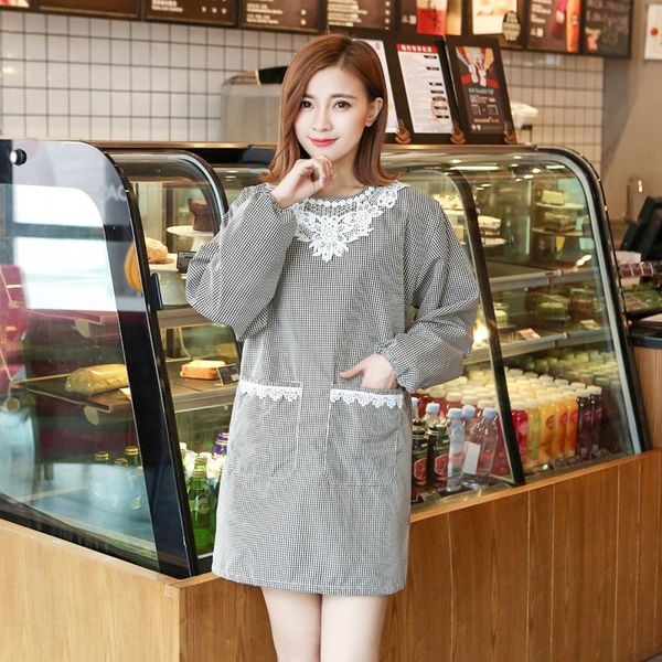 aprons 2021 cotton simple lattice lace loose men's and women's kitchen apron
aprons 2021 cotton simple lattice lace loose men's and women's kitchen apron