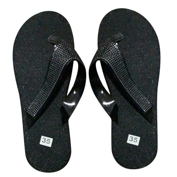 slippers summer women's flip flops non slip glittering women flat sandals outdoor beach casual zapatillas casa mujer, Black
slippers summer women's flip flops non slip glittering women flat sandals outdoor beach casual zapatillas casa mujer, Black