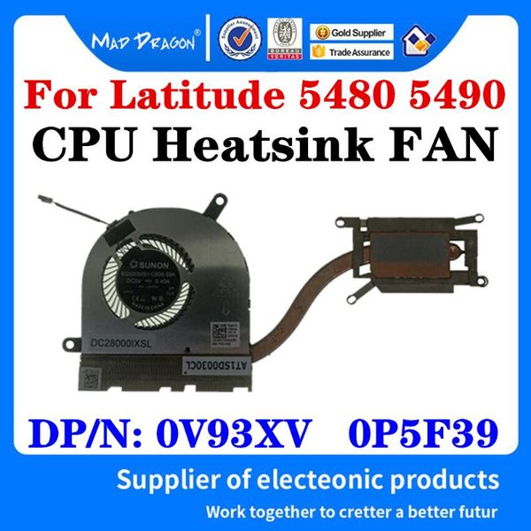 lapcooling pads original brand cpu heatsink fan assembly for latitude 5480 5490 e5480 e5490 0v93xv 0p5f39 v93xv p5f39
lapcooling pads original brand cpu heatsink fan assembly for latitude 5480 5490 e5480 e5490 0v93xv 0p5f39 v93xv p5f39