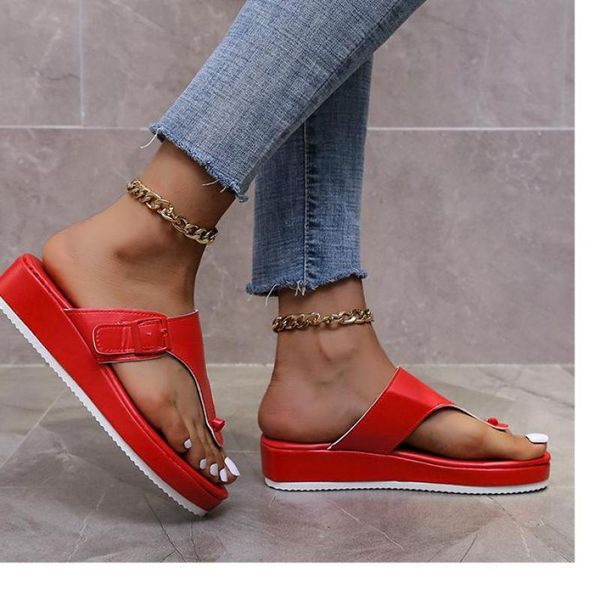 slippers european and american large size shoes 2021 summer color slope heel platform sandals women's flip-flops, Black
slippers european and american large size shoes 2021 summer color slope heel platform sandals women's flip-flops, Black