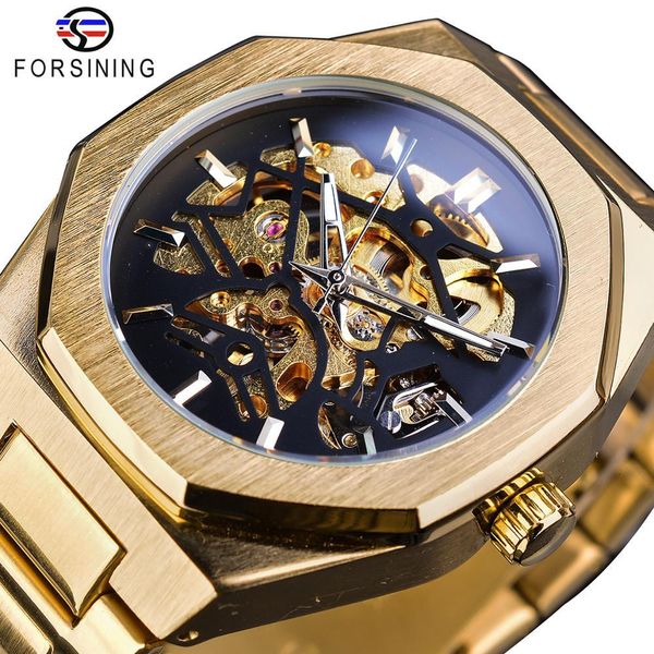 watches forsining 2021 gold mechanical automatic for men skeleton waterproof clock brand luxury luminous hands wristwatches, Slivery;brown
watches forsining 2021 gold mechanical automatic for men skeleton waterproof clock brand luxury luminous hands wristwatches, Slivery;brown