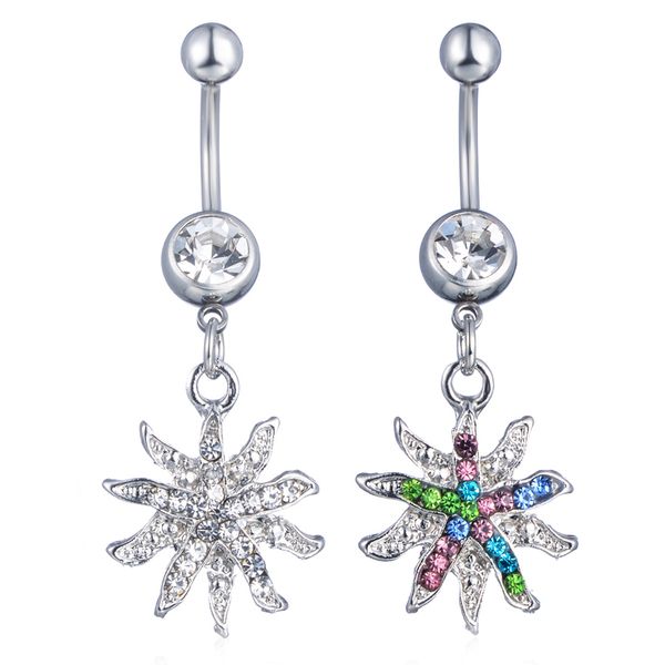 d0756-1 ( 2 colors ) mix color sunflower style navel button ring piercing body jewlery, Silver
d0756-1 ( 2 colors ) mix color sunflower style navel button ring piercing body jewlery, Silver