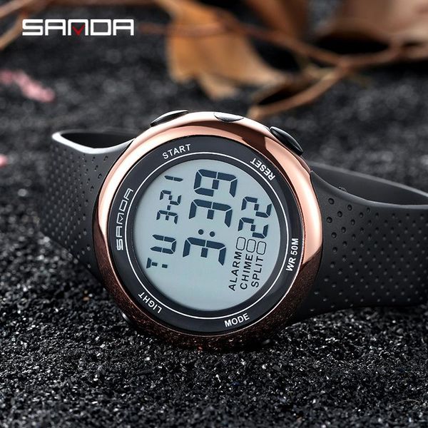 sanda sport mens watches digital watch men 50m waterproof fashion wristwatch led clock male relogios masculino 375 gift, Slivery;brown
sanda sport mens watches digital watch men 50m waterproof fashion wristwatch led clock male relogios masculino 375 gift, Slivery;brown