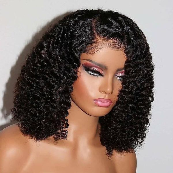 lace wigs kinky curly short bob human hair 13x6 front wig for women 360 frontal natural black color glueless preplucked 250density, Black;brown
lace wigs kinky curly short bob human hair 13x6 front wig for women 360 frontal natural black color glueless preplucked 250density, Black;brown