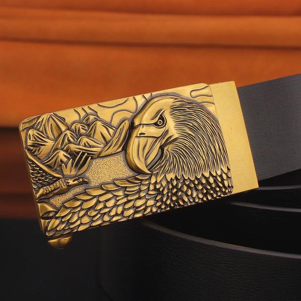 belts eagle automatic buckle men leather designer waist straps fashion retro ceinture homme, Black;brown
belts eagle automatic buckle men leather designer waist straps fashion retro ceinture homme, Black;brown
