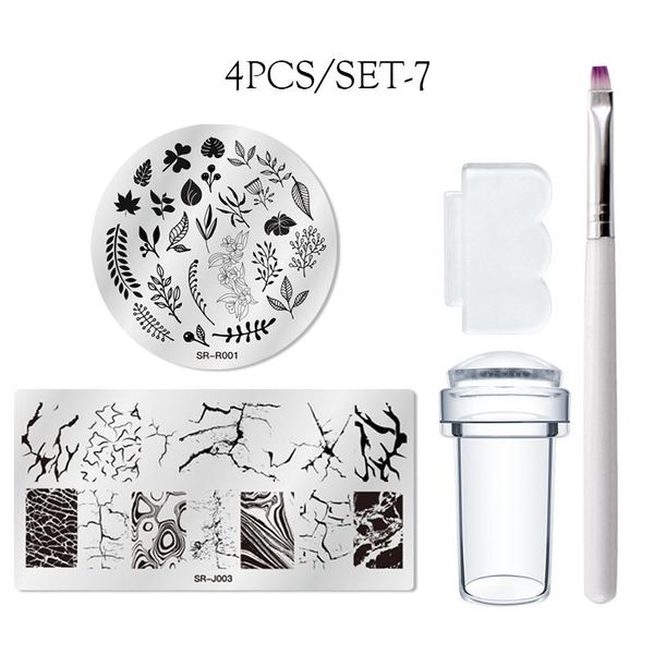 nail art kits meet across 4pcs stamping plates set templates plate design flower steel geometric printing stencil image
nail art kits meet across 4pcs stamping plates set templates plate design flower steel geometric printing stencil image