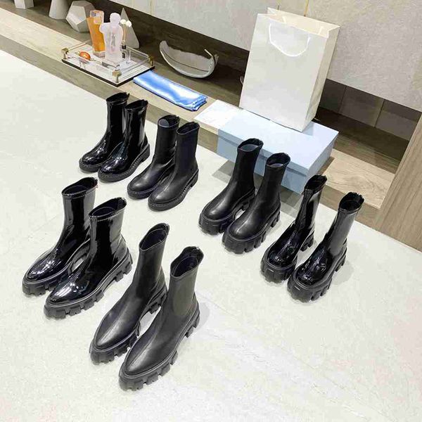fashion platform women boots sli-on real leather elastic ankle designer booties patent matte black winter woman shoes
fashion platform women boots sli-on real leather elastic ankle designer booties patent matte black winter woman shoes