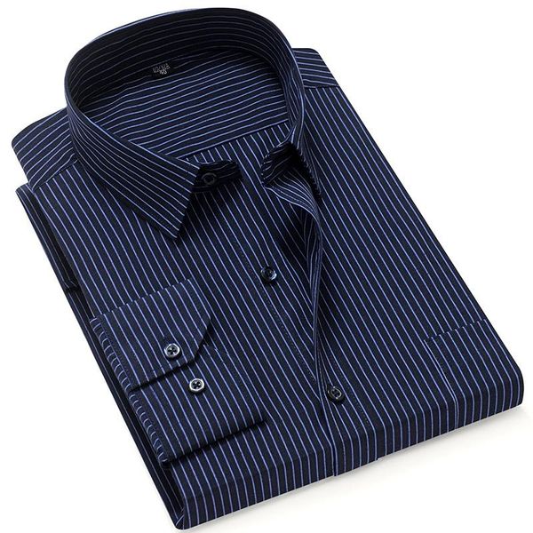 men's casual shirts long sleeve striped dress shirt turn-down collor retro style plus size s-8xl hw, White;black
men's casual shirts long sleeve striped dress shirt turn-down collor retro style plus size s-8xl hw, White;black