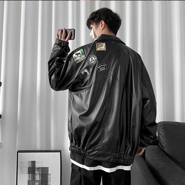 new urban spring locomotive suit male couple pilot pu leather jacket big size coat fashion, Black;brown
new urban spring locomotive suit male couple pilot pu leather jacket big size coat fashion, Black;brown