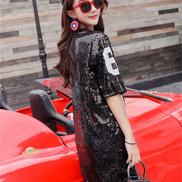 women t-shirts fashion black and white letters long loose t shirt girls student leisure t-shirt ladies night club clo wg06
women t-shirts fashion black and white letters long loose t shirt girls student leisure t-shirt ladies night club clo wg06