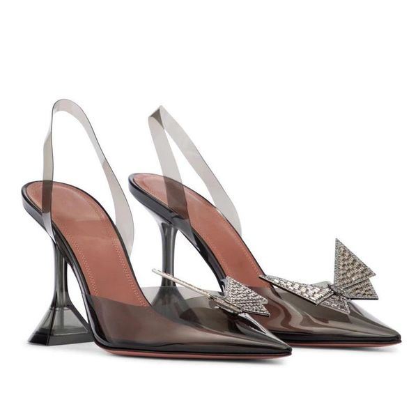 dress shoes fashion slides party shallow square toe women's summer pvc transparent high heel slippers, Black
dress shoes fashion slides party shallow square toe women's summer pvc transparent high heel slippers, Black