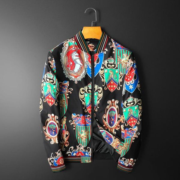 men's jackets men luxury rib sleeve retro baroque classic stripe crown couple baseball coats & abstract digital coat motor m-5xl, Black;brown
men's jackets men luxury rib sleeve retro baroque classic stripe crown couple baseball coats & abstract digital coat motor m-5xl, Black;brown