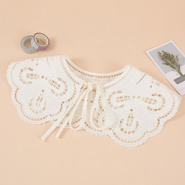 bow ties korean style fake collar shawl wrap for women floral embroidered accessories doll shirt detachable false collars, Black;gray
bow ties korean style fake collar shawl wrap for women floral embroidered accessories doll shirt detachable false collars, Black;gray