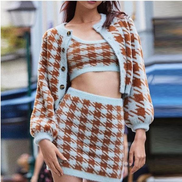 two piece dress knitted print 3 pieces set women cardigan long sleeve bodycon skirt suit women's sets, White
two piece dress knitted print 3 pieces set women cardigan long sleeve bodycon skirt suit women's sets, White