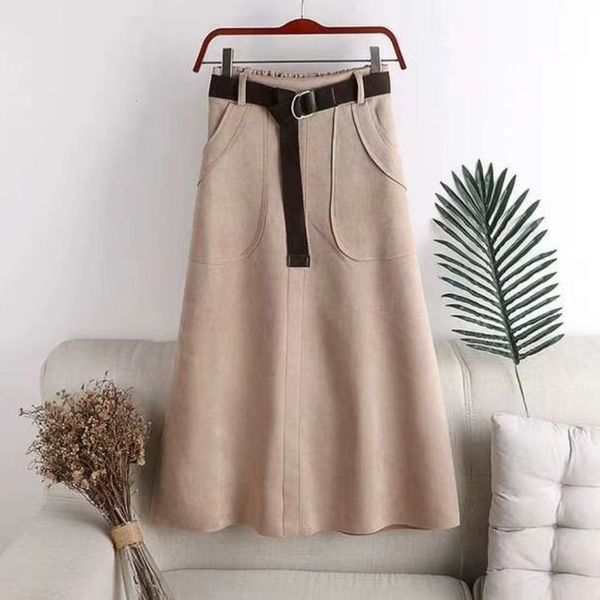 new women 2021 autumn winter suede high midi female vintage elastic waist a line skirts ladies flare fashion skirt a468le0e, Black
new women 2021 autumn winter suede high midi female vintage elastic waist a line skirts ladies flare fashion skirt a468le0e, Black