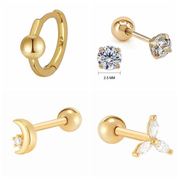 stud real 1 pair tiny round studs earrings screw ball 925 sterling silver women mini small earring pierced, Golden;silver
stud real 1 pair tiny round studs earrings screw ball 925 sterling silver women mini small earring pierced, Golden;silver