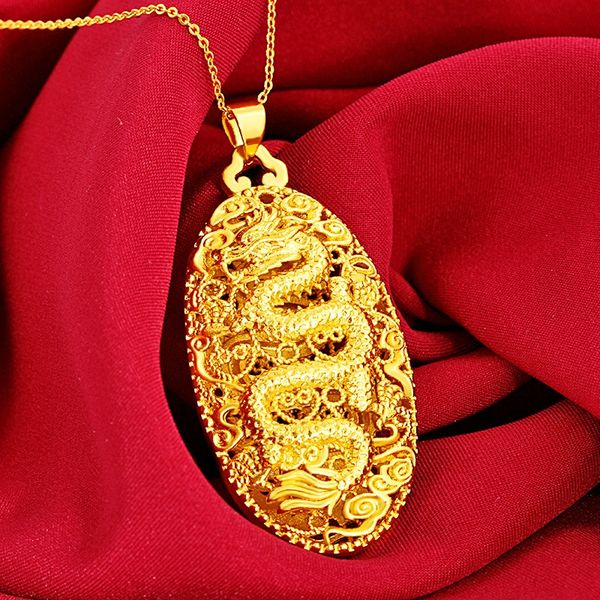 hollow dragon patter 18k yellow gold filled classic women men pendant chain necklace hip hop accessories gift, Silver
hollow dragon patter 18k yellow gold filled classic women men pendant chain necklace hip hop accessories gift, Silver