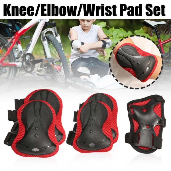 elbow & knee pads 6pcs/set of protector child skate scooter kneepads bracers motorcycle athletics bike safety protection for kids gift, Black;gray
elbow & knee pads 6pcs/set of protector child skate scooter kneepads bracers motorcycle athletics bike safety protection for kids gift, Black;gray