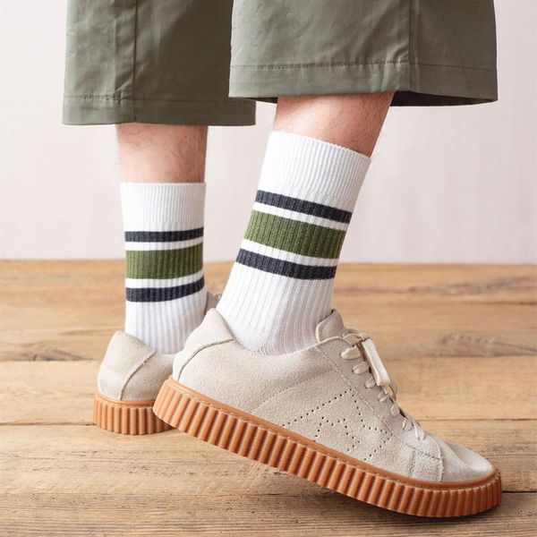 men's socks rzhbro 5 pairs/set sport leisure style man cotton harajuku stripe men comfortable breathable daily size 37-43, Black
men's socks rzhbro 5 pairs/set sport leisure style man cotton harajuku stripe men comfortable breathable daily size 37-43, Black