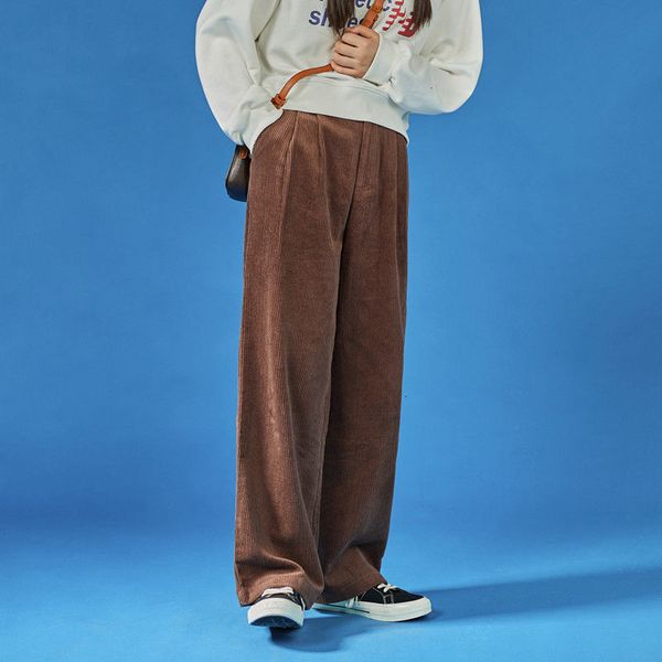2021 autumn corduroy men's fashion retro casual wide-leg pants men streetwear wild hip-hop straight trousers mens s-xl b2aw, Black
2021 autumn corduroy men's fashion retro casual wide-leg pants men streetwear wild hip-hop straight trousers mens s-xl b2aw, Black