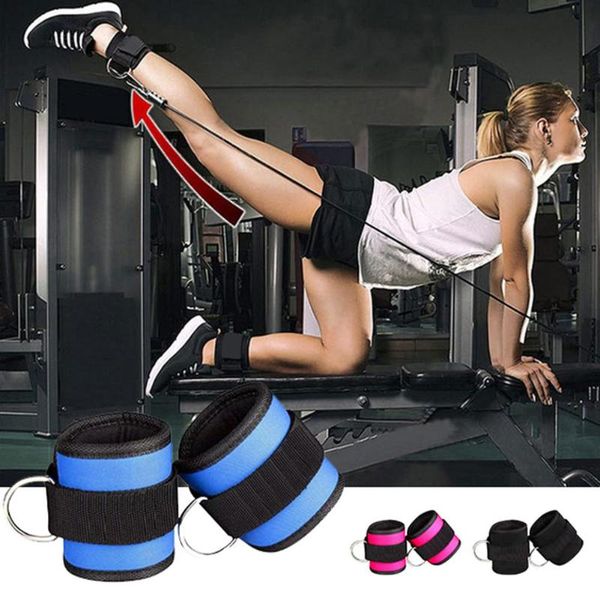 ankle support 1 pair fitness gym yoga glute leg training exercise resistance band strap, Blue;black
ankle support 1 pair fitness gym yoga glute leg training exercise resistance band strap, Blue;black