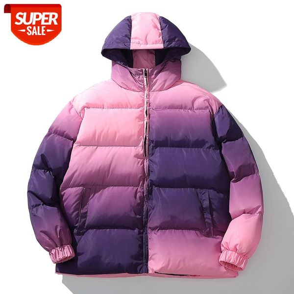 Hip Hop Warm Parka Jacket Men Streetwear Color Block Gradient Padded Jacket Cotton Harajuku 2020 Winter Pullover Tops Outwear #tm9G, Black
Hip Hop Warm Parka Jacket Men Streetwear Color Block Gradient Padded Jacket Cotton Harajuku 2020 Winter Pullover Tops Outwear #tm9G, Black