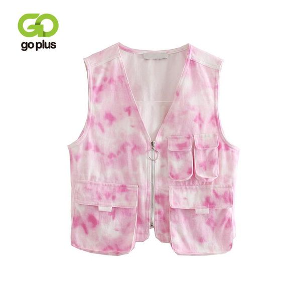 women's vests goplus loose tie dye denim femmes 2021 korean pockets womens sleeveless jacket pink summer vest female waistcoat c8914, Black;white
women's vests goplus loose tie dye denim femmes 2021 korean pockets womens sleeveless jacket pink summer vest female waistcoat c8914, Black;white