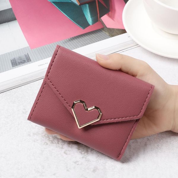 1pc fashion women girls small wallets coin clutch pu leather all match purse rivet short wallet zipper card holder, Red;black
1pc fashion women girls small wallets coin clutch pu leather all match purse rivet short wallet zipper card holder, Red;black