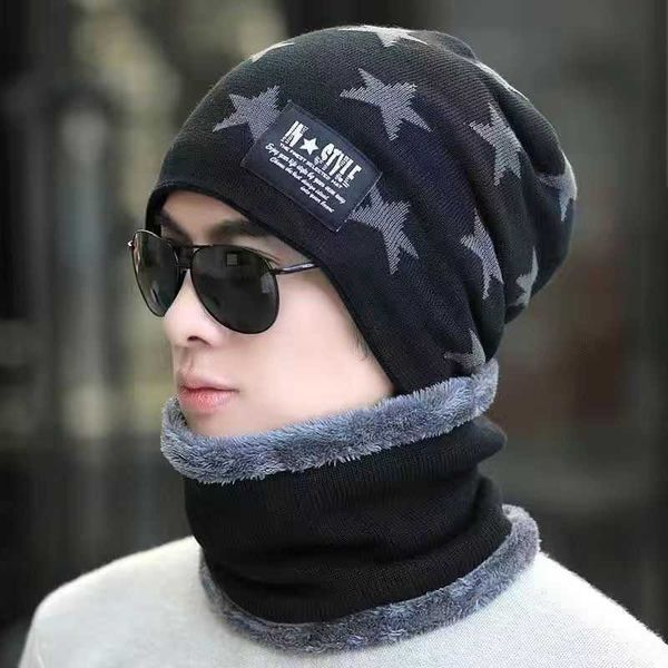 hat men's winter knitted woolen hat thickened korean fashion warm and cold proof cycling cotton in autumn, Blue;gray
hat men's winter knitted woolen hat thickened korean fashion warm and cold proof cycling cotton in autumn, Blue;gray