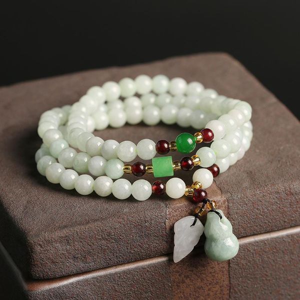 beaded, strands natural boutique jade three circle bracelet jewelry women's green garnet gourd double pendant bohemian ethnic for girl, Black
beaded, strands natural boutique jade three circle bracelet jewelry women's green garnet gourd double pendant bohemian ethnic for girl, Black