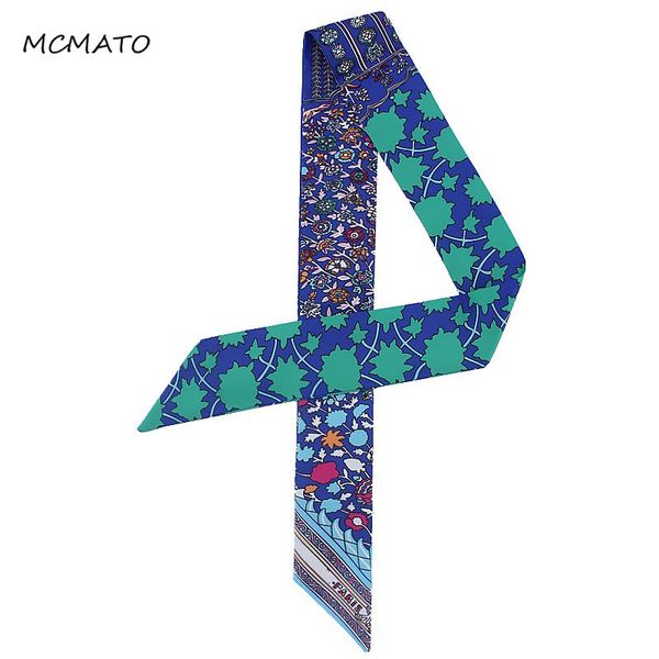 scarves bag scarf 2021 geometric print women silk small ribbon female headband fashion head long & wraps, Blue;gray
scarves bag scarf 2021 geometric print women silk small ribbon female headband fashion head long & wraps, Blue;gray