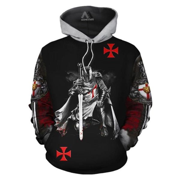 men's hoodies & sweatshirts 2021 knight temple sweatshirt pullover harajuku fashion and interesting 3d printing men women jacket, Black
men's hoodies & sweatshirts 2021 knight temple sweatshirt pullover harajuku fashion and interesting 3d printing men women jacket, Black