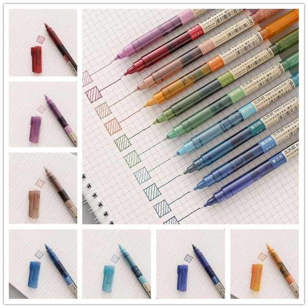 10pcs/lot greative color journal gel pen 0.5mm ink pen set marker writing drawing school student handle stationery supplies gift
10pcs/lot greative color journal gel pen 0.5mm ink pen set marker writing drawing school student handle stationery supplies gift