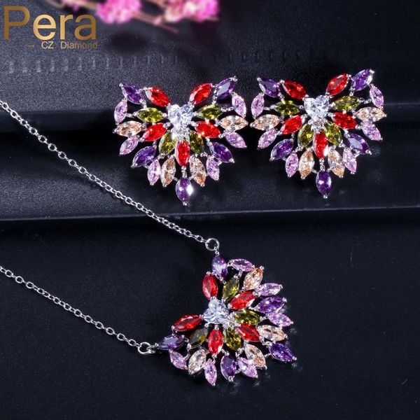 earrings & necklace pera fashion cz big dragonfly jewelry sets for women multi color cubic zirconia and engagement party gift j217, Silver
earrings & necklace pera fashion cz big dragonfly jewelry sets for women multi color cubic zirconia and engagement party gift j217, Silver