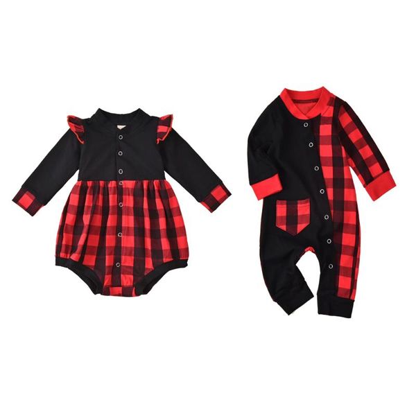 jumpsuits born infant baby long sleeve jumpsuit autumn fashion plaid stitching snap open one piece romper boys girls christmas playsuit, Blue
jumpsuits born infant baby long sleeve jumpsuit autumn fashion plaid stitching snap open one piece romper boys girls christmas playsuit, Blue