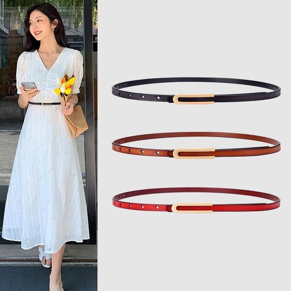 belts women's genuine leather belt all-match dress decorate fine brand cowhide waist designer superior quality alloy buckle, Black;brown
belts women's genuine leather belt all-match dress decorate fine brand cowhide waist designer superior quality alloy buckle, Black;brown