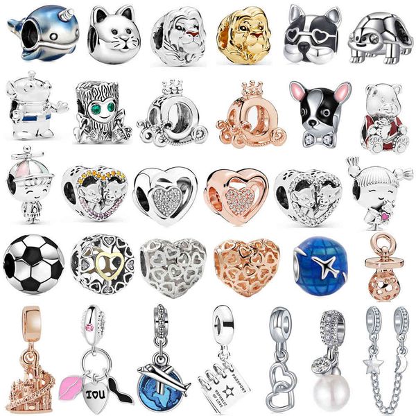 cute cat dog boy girl airplane heart bead adapting original pandora charm bracelet women jewelry gifts, Silver
cute cat dog boy girl airplane heart bead adapting original pandora charm bracelet women jewelry gifts, Silver