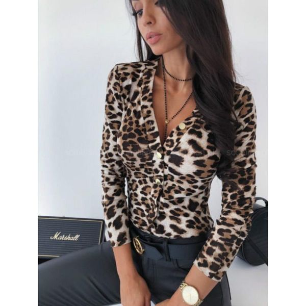 women's jumpsuits & rompers fashion women leopard long sleeve bodysuit v neck ladies casual slim fit buttons leotard bodycon blous, Black;white
women's jumpsuits & rompers fashion women leopard long sleeve bodysuit v neck ladies casual slim fit buttons leotard bodycon blous, Black;white