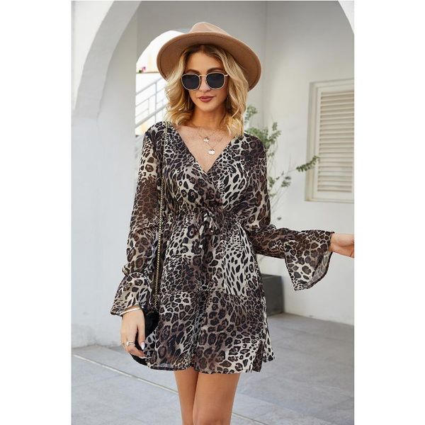 casual dresses leopard deep v-neck party dress women fashion ruffles plus size long sleeve slim a-line nightclub vestidos robe femme, Black;gray
casual dresses leopard deep v-neck party dress women fashion ruffles plus size long sleeve slim a-line nightclub vestidos robe femme, Black;gray