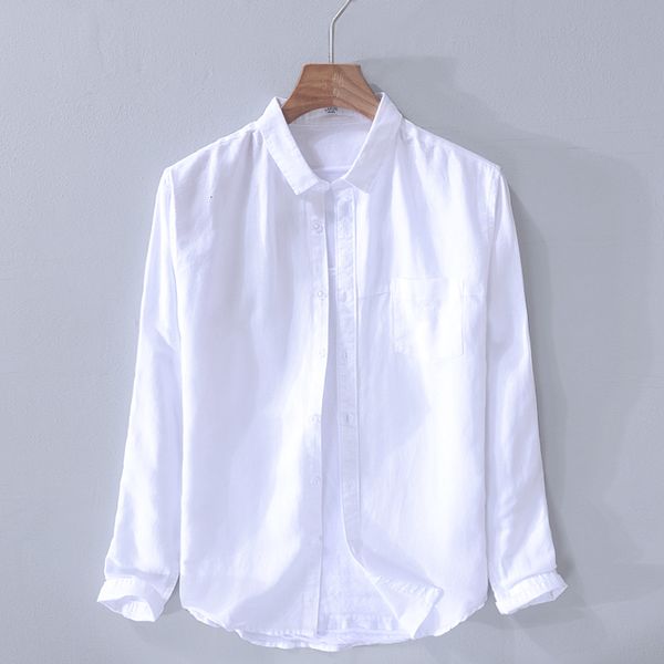 2021 new design men's cotton and linen casual solid white shirt summer long sleeve fashion flax shirts men camisa himi
2021 new design men's cotton and linen casual solid white shirt summer long sleeve fashion flax shirts men camisa himi