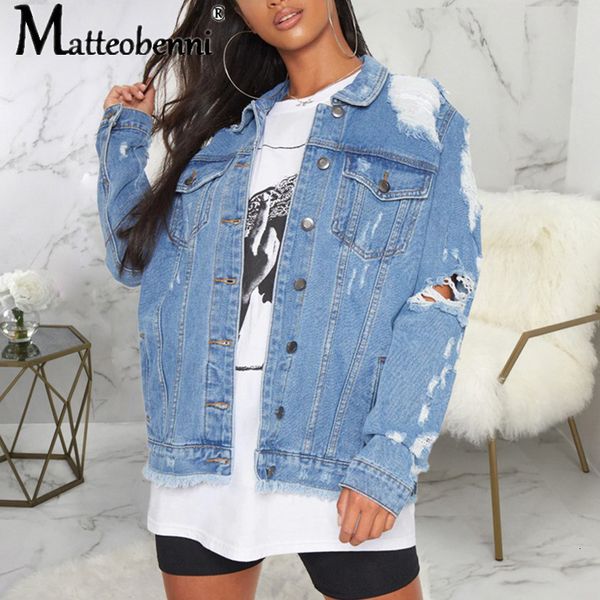 2021 new hole jackets women boyfriend style long sleeve vintage jean loose casual autumn denim coat bomber jacket jjze, Black;brown
2021 new hole jackets women boyfriend style long sleeve vintage jean loose casual autumn denim coat bomber jacket jjze, Black;brown