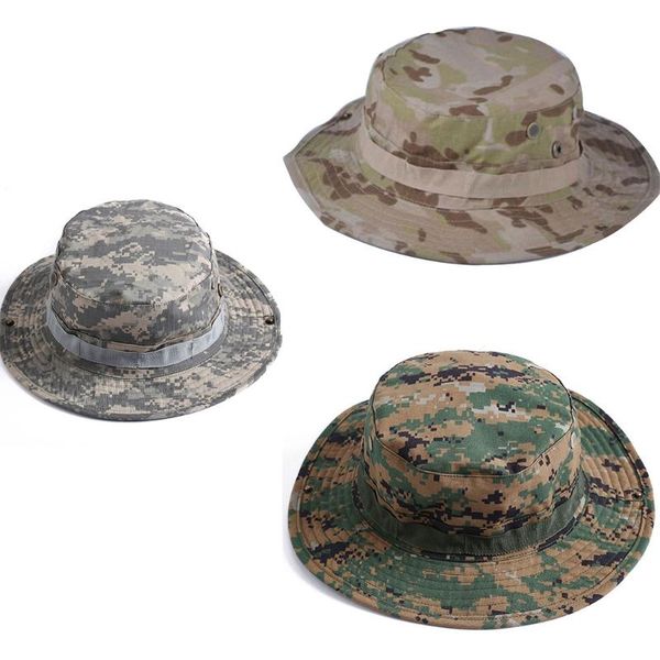 wide brim hats men breathable boonie bucket hat sun protection camouflage fishing, Blue;gray
wide brim hats men breathable boonie bucket hat sun protection camouflage fishing, Blue;gray